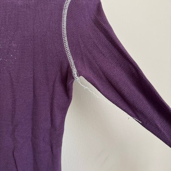 Vintage Y2K Harley Davidson Women Purple Longsleeve Size Medium Skull Biker Punk - Picture 13 of 13